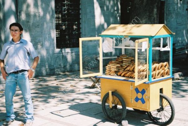 Bread Seller, Istanbul, Turkey